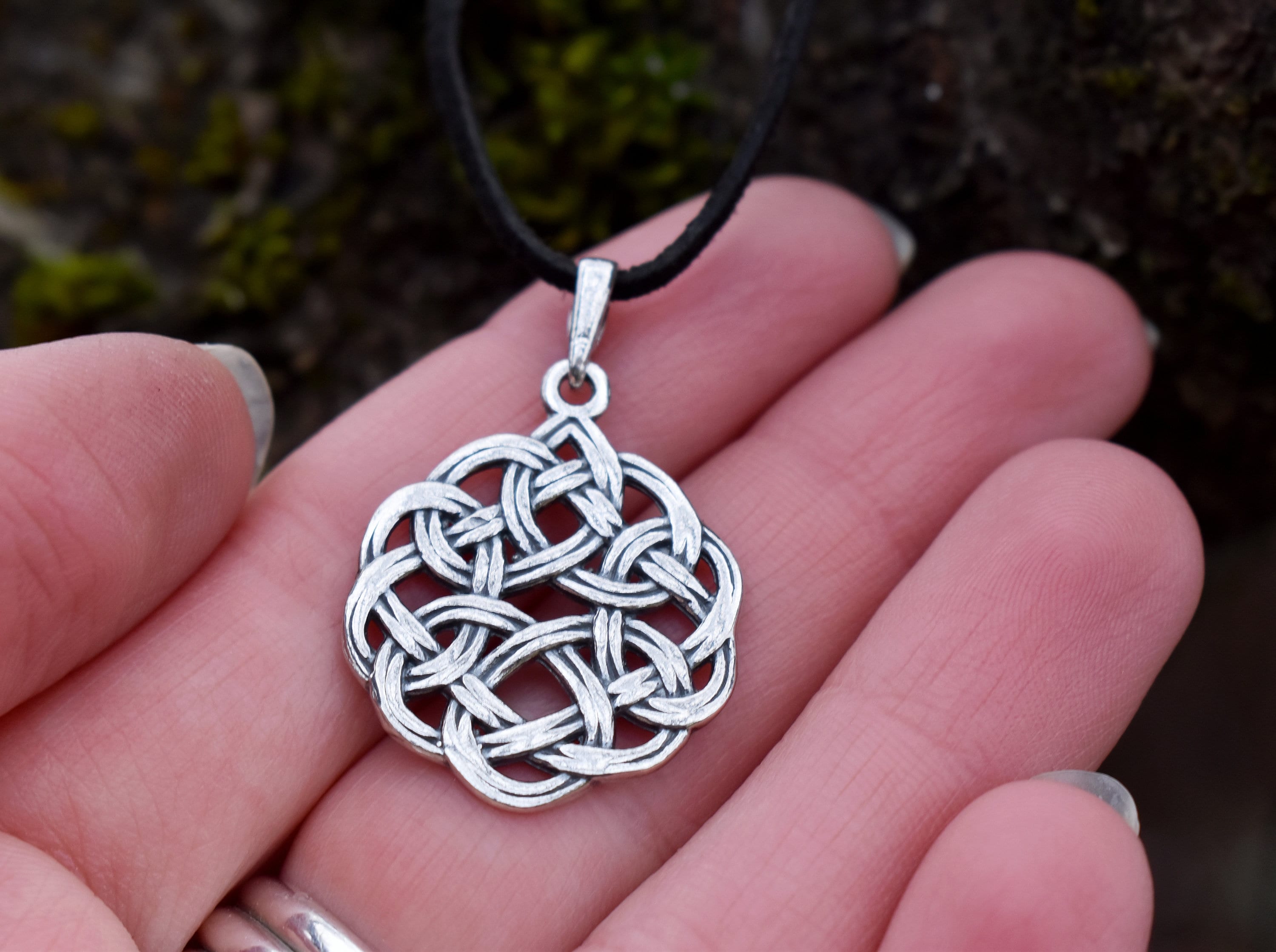 Collana Con Nodo Celtico In Argento 925 – Ciondolo Eternità – Regalo Universale Donna E Uomo