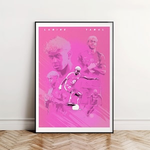 Lamine Yamal Barcelona Poster A4 / A3
