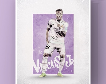 Vinícius Júnior Art Print: A4 Poster
