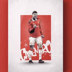Casemiro A4 Manchester United print