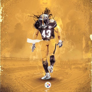 Troy Polamalu - Pittsburg Steelers Poster