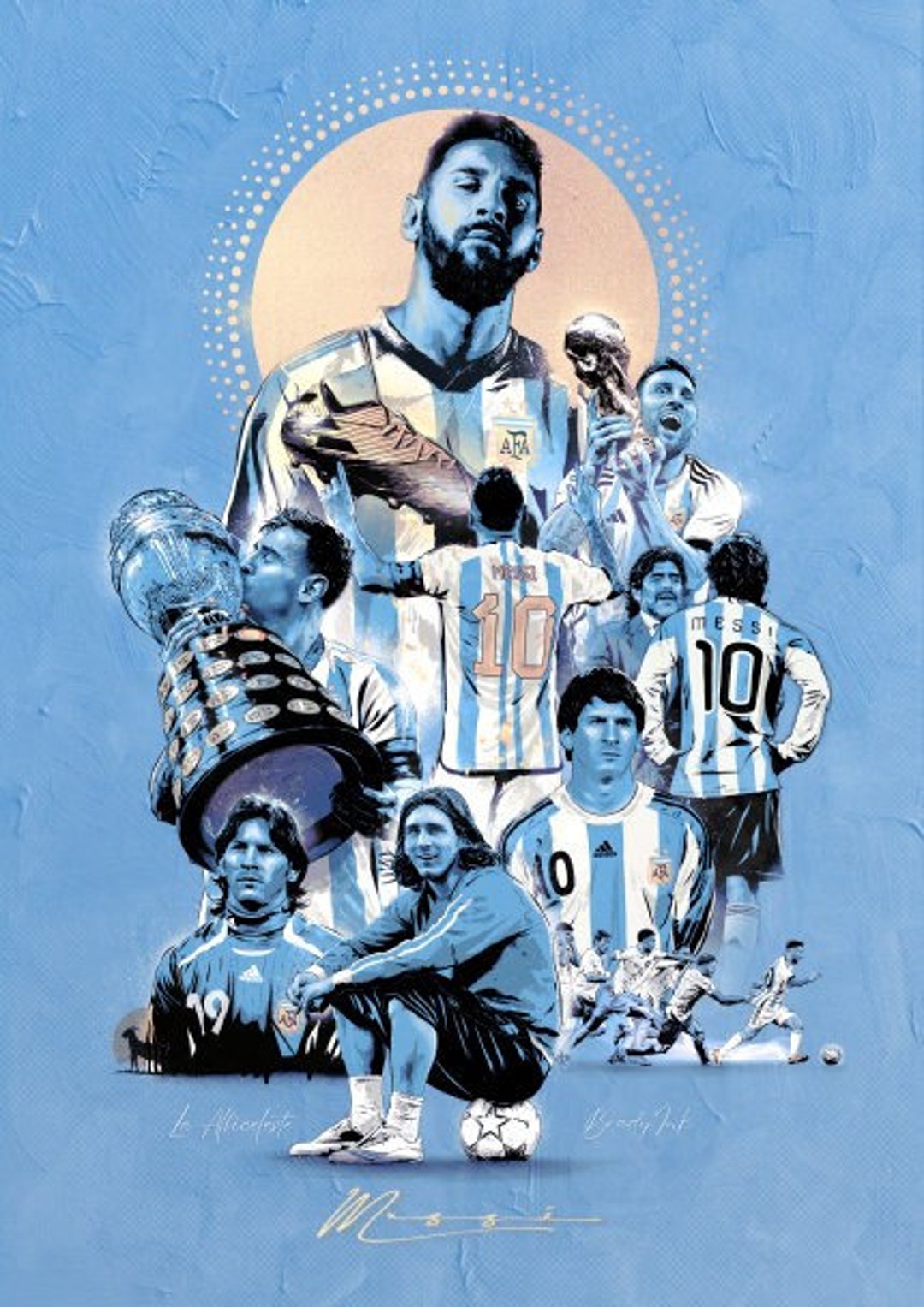Lionel Messi Argentina Wallpaper - Lionel Andres Messi Fan Art (22601554) -  Fanpop