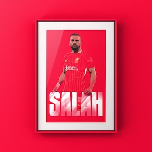 Mo Salah Liverpool FC art print