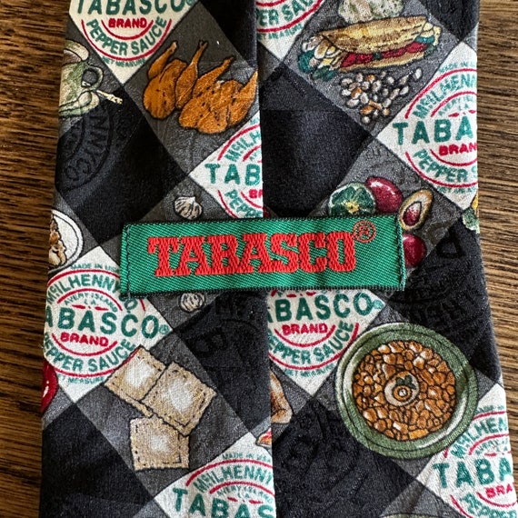 Vintage Necktie Tabasco Brand Neckwear 100% Silk - image 5