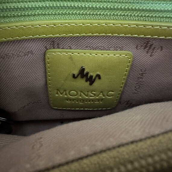 Vintage Monsac Bag and Wallet ,Top Handle Purse,L… - image 3