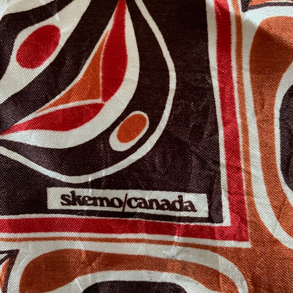 Vintage Skemo Canada Eleonor Paine Square Scarf I… - image 4