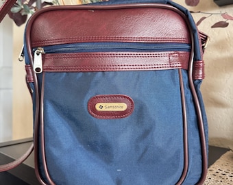 Vintage Samsonite Shoulder Bag  Messenger Bag  1980's