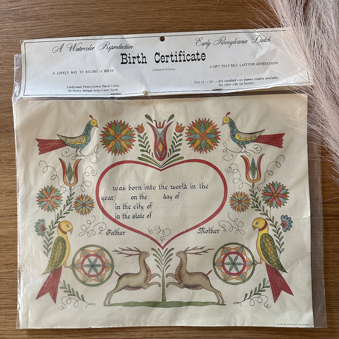 Poughkeepsie Birth Certificate