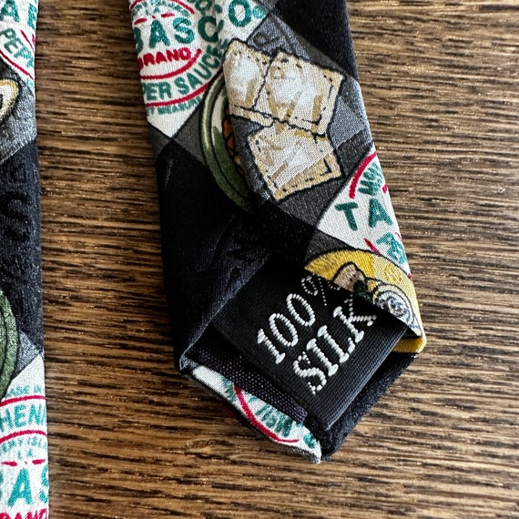 Vintage Necktie Tabasco Brand Neckwear 100% Silk - image 2