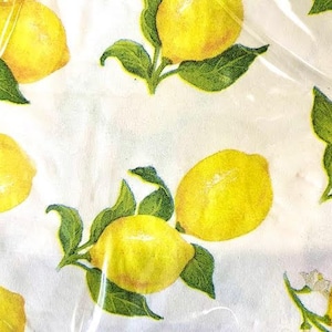 Lemon design/ lemon Drop 3 ply napkins/ Guest napkins 8x4 design motif