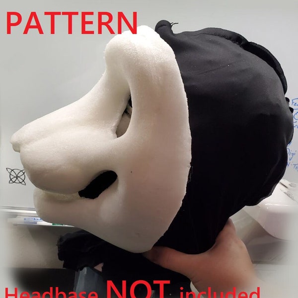 Inner Liner Balaclava PATTERN for Fursuit or Cosplay