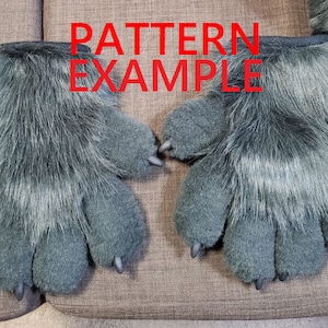 MOTIF Pattes gonflées à 5 doigts