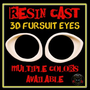 3D Fursuit Eyeblank Set (color options!)