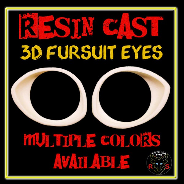 3D Fursuit Eyeblank Set (color options!)