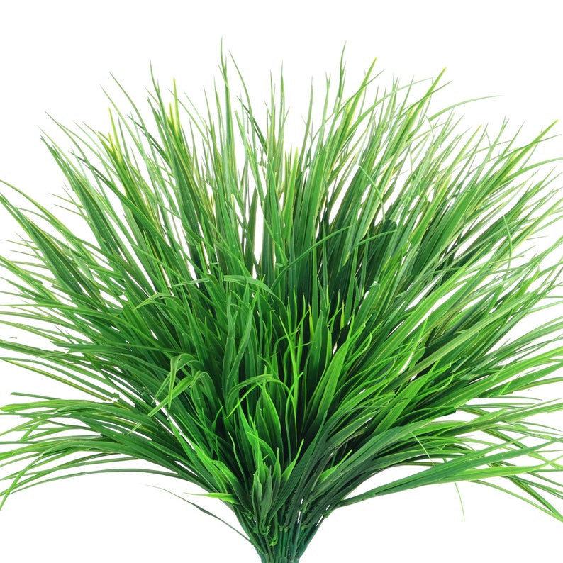 Wheatgrass Artificial Plants Greenery Bush 20 Tall, 6pcs Set Etsy