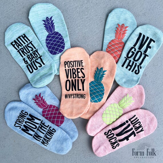 IVF Socks IVF Gifts Transfer Day Retrieval Day Fertility Etsy