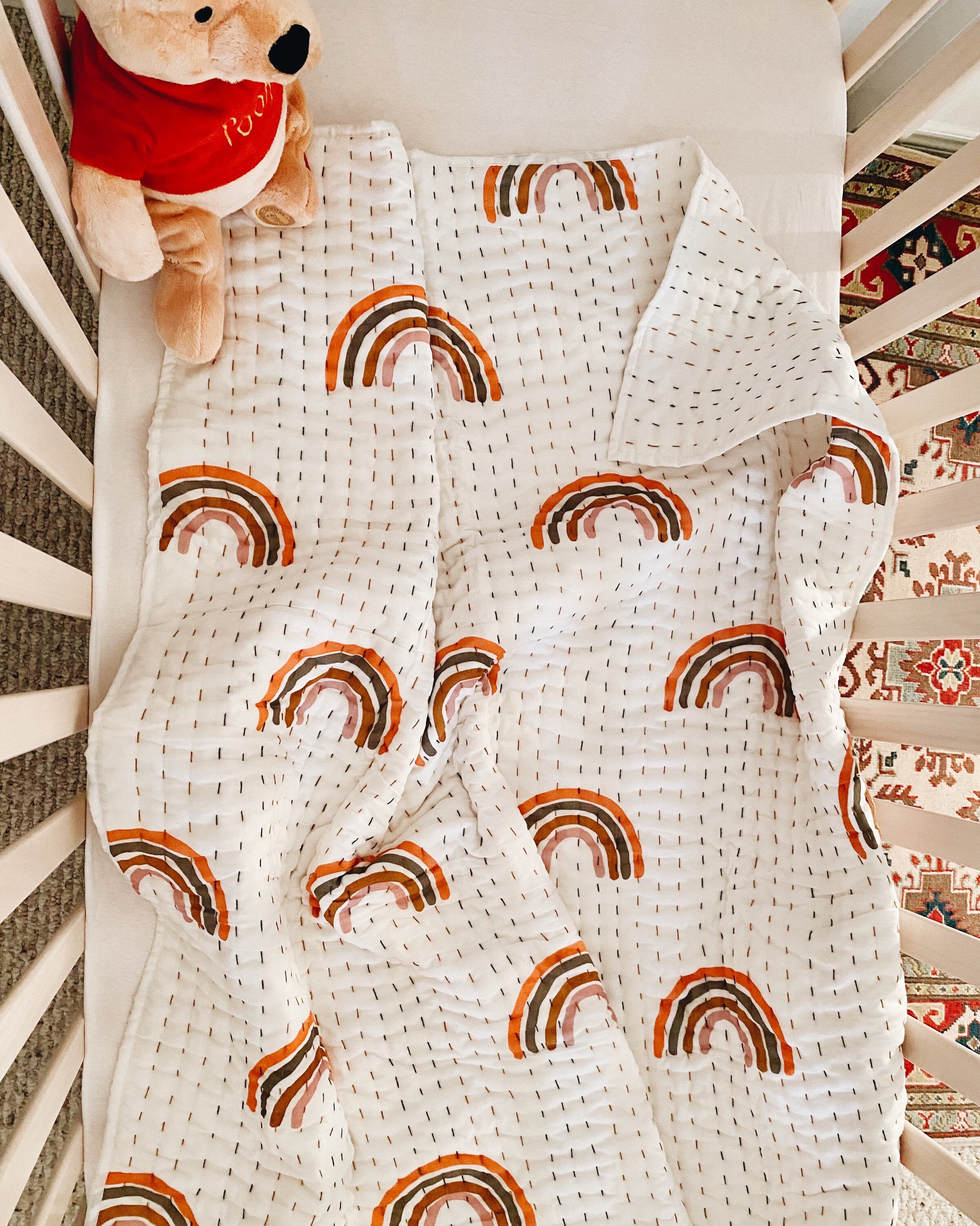 Native crib bedding cheap