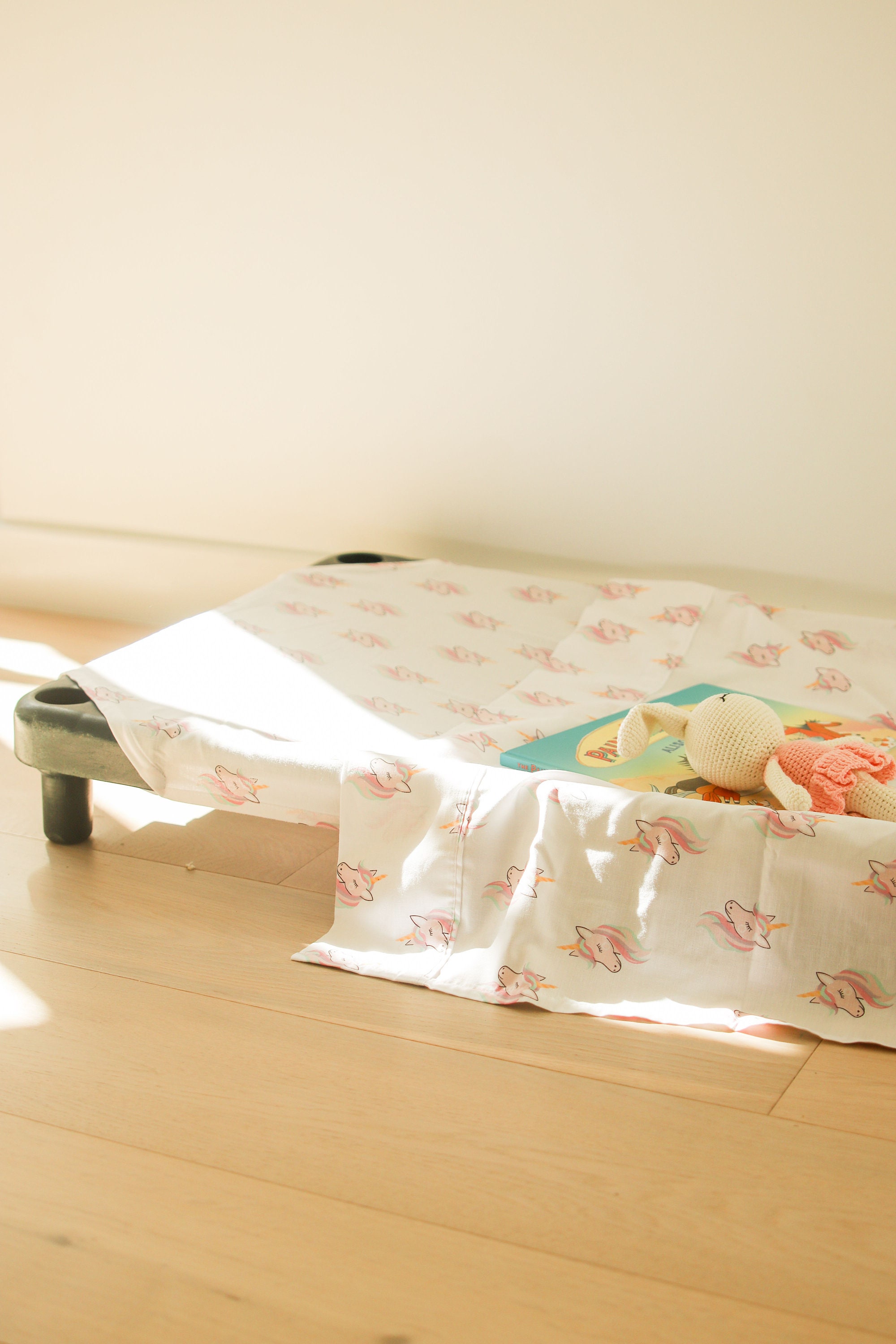 Kindy Sheets, Daycare Sheets, Stacker Bed Sheets, Sheet Set Unicorns