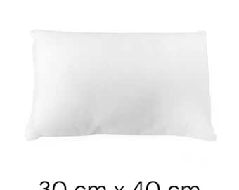Cot Pillow/Infant Pillow/Baby Pillow/Toddler Pillow/Australian Made Cushion Inserts/30cm x 40cm/Hypoallergenic Polyester Fibre Filled