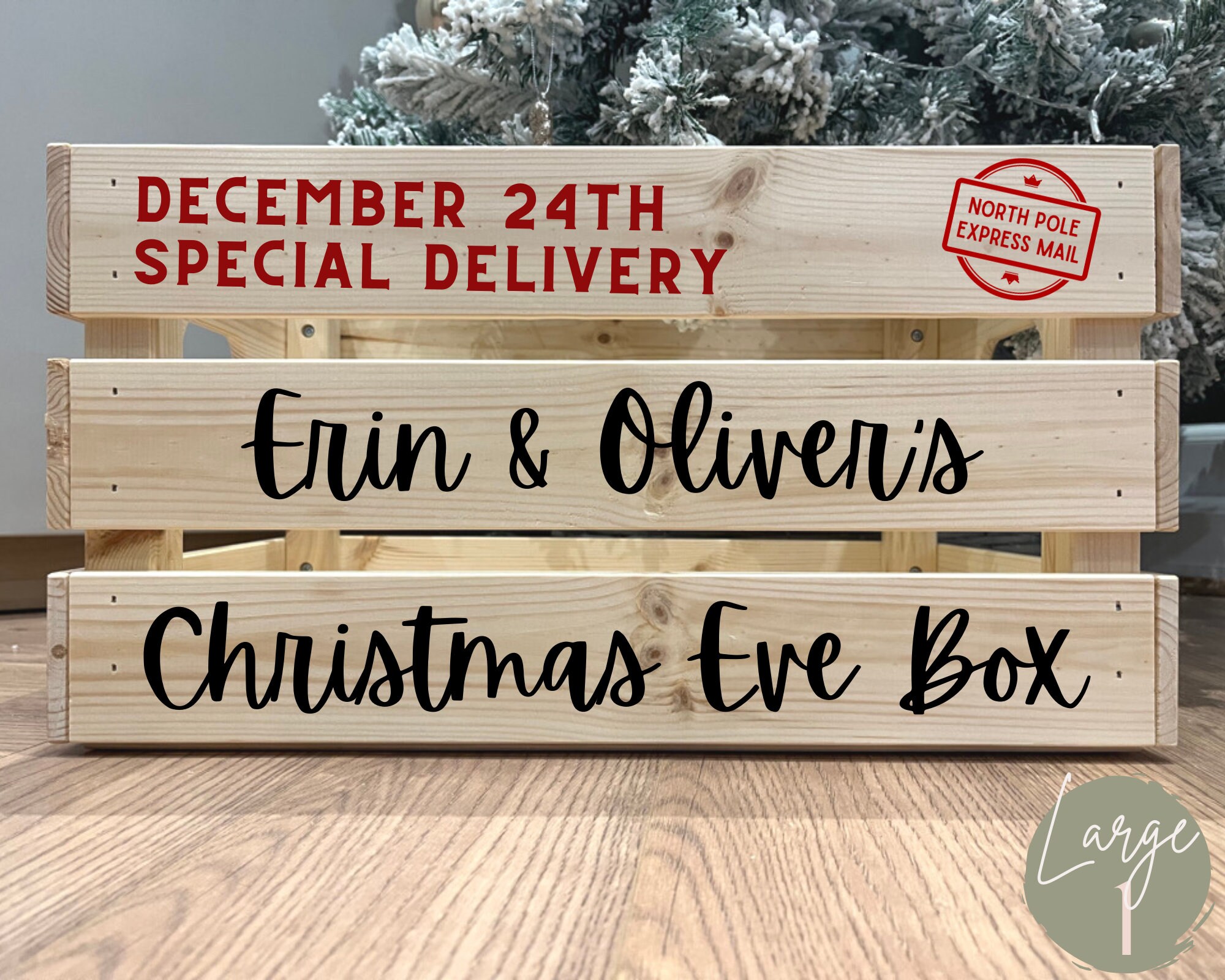 Christmas Eve Box Personalised Personalised Xmas Eve Crate - Etsy UK