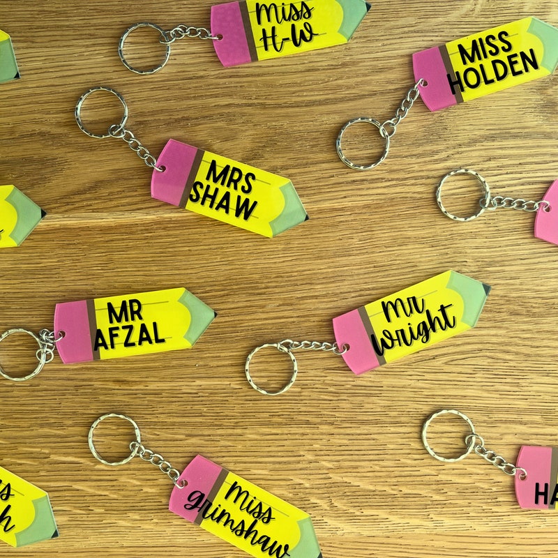 Regalo Maestre Set Regalo 3 Portachiavi Per Insegnanti - Con Biglietti Di Auguri, Ideale Per Fine Anno O Feste Portachiavi Motivazionale Per Maestre Elementari