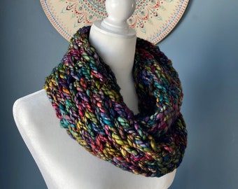 Merino wool infinity  scarf