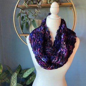 Merino wool infinity scarf