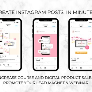 Launch Templates. Course Launch Instagram. Course Creator. Course Marketing. Course Template. Course Mockup. Coaching Templates. image 4