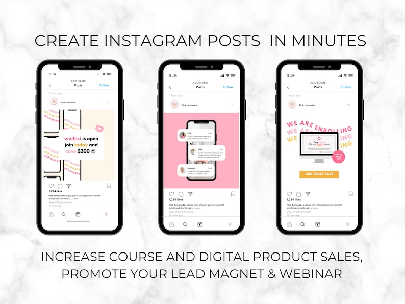 Launch Templates. Course Launch Instagram. Course Creator. Course Marketing. Course Template. Course Mockup. Coaching Templates. image 4