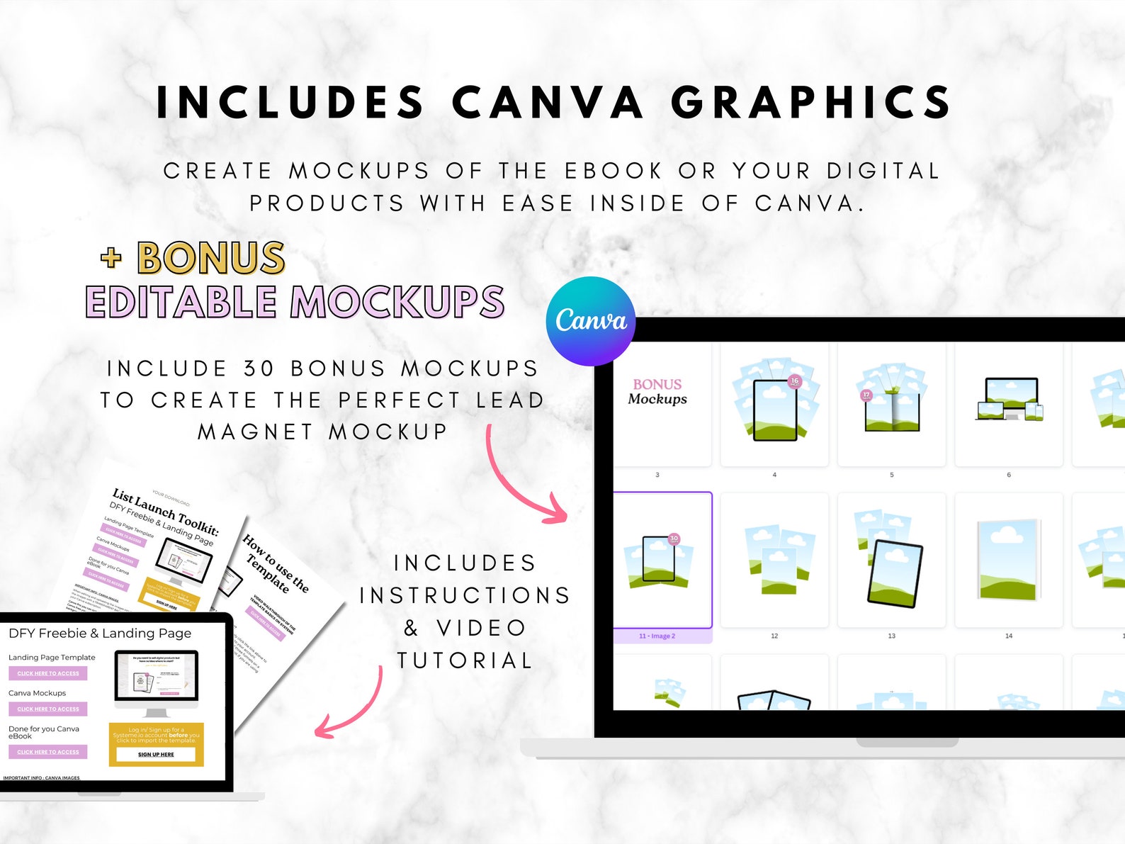 Done for You Ebook. Freebie Lead Magnet. Landing Page Template. Systeme ...