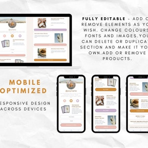 May include: A mockup of an email newsletter template with a desert-themed design. The template features a light brown background with a cactus and a hat. The text "FULLY EDITABLE - ADD OR REMOVE ELEMENTS AS YOU WISH. CHANGE COLOURS, FONTS AND IMAGES. YOU CAN DELETE OR DUPLICATE SECTION AND MAKE IT YOUR OWN. ADD OR REMOVE PRODUCTS." is displayed in a brown font. The template is also mobile optimised, as shown by the mockups of the email on a phone screen.
