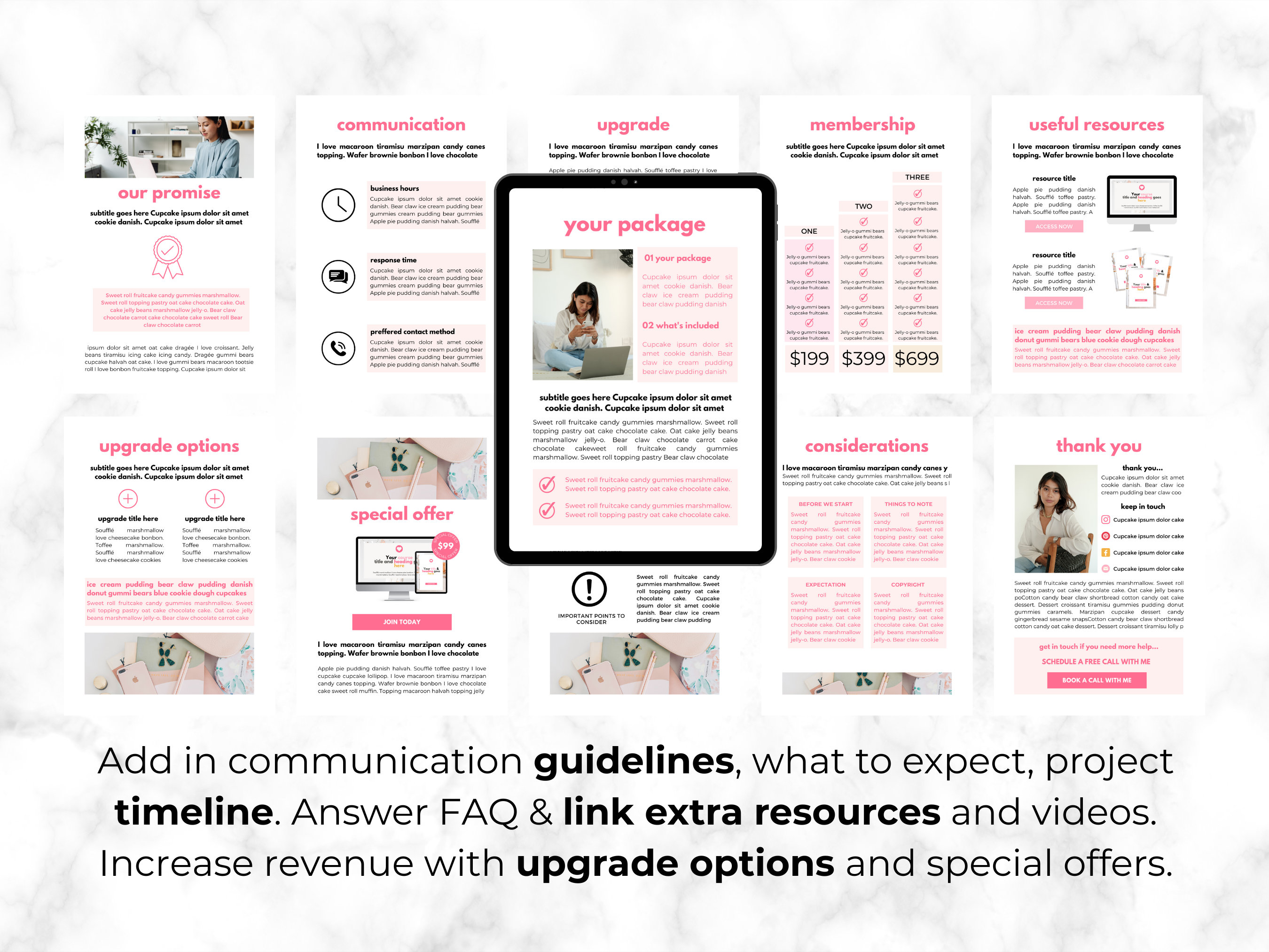 Client Welcome Packet, New Client Services Guide, Coaching Onboarding ...