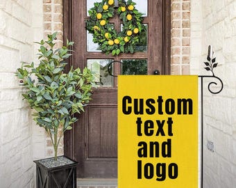 Custom Garden Flag: Personalized Outdoor Banner, Double-Sided
