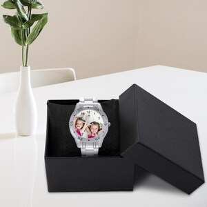 Personalized Stainless Steel Photo Watch for Men & Women | Unisex Business Watch | Custom Picture Gift image 2