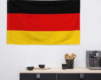 Bandera alemana: poliéster de doble cara, orgullo alemán