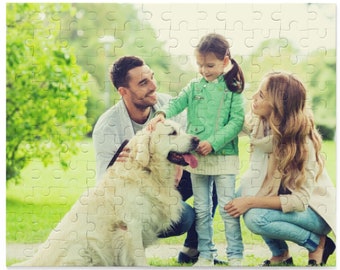 Personalized Photo Puzzle from Your Picture, Custom Jigsaw Puzzle 500 Pieces, Anniversary Gift, Wedding Gift, Family Keepsake