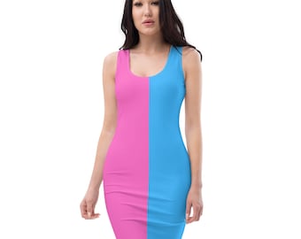 pink and blue maternity dress for gender reveal Gender Reveal Theme Our Beautiful duel colour combination will enhance your beauty. Guess He or She ? Duel colour Blue & Pink Gown by
