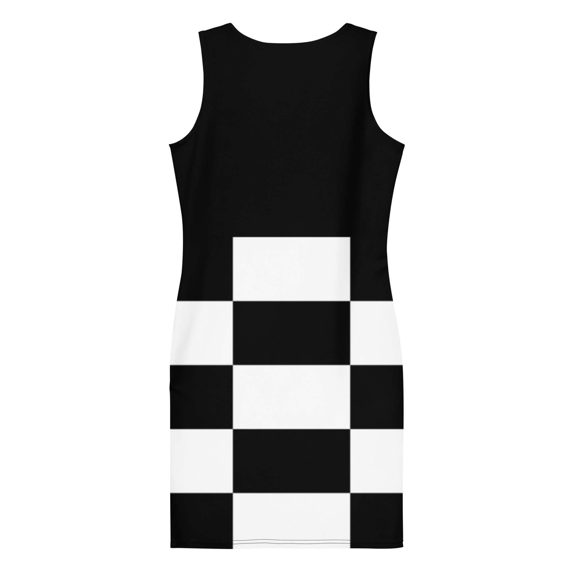 Black and White Check Dress , Black and White Checkered Dress , Checkered  Pattern Black and White Women\'s Sublimation Cut & Sew Dress - Etsy
