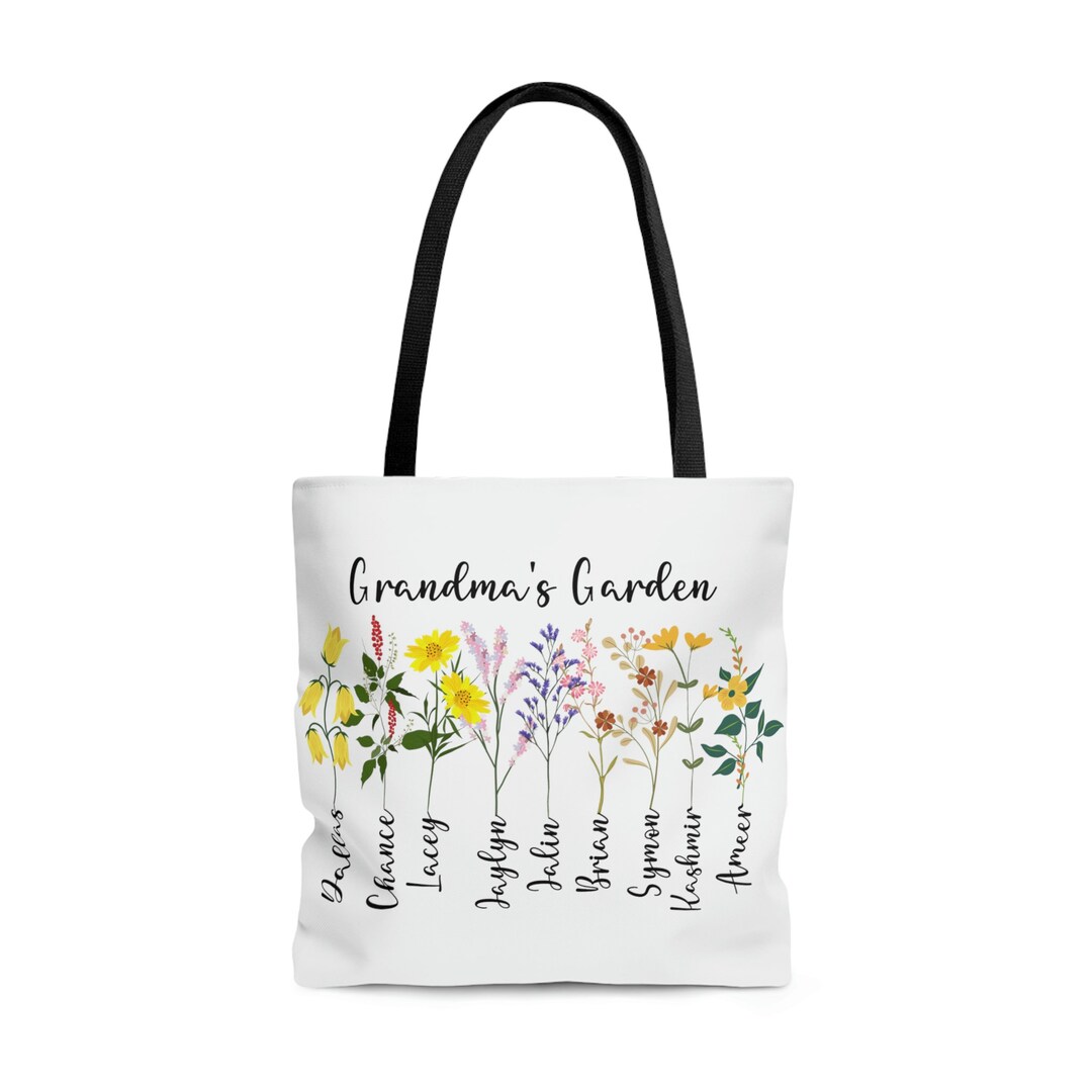 Personalized Grandma AOP Sweater - Up to 10 Children - Gift Idea for Grandma/Mother -  Grandma's Garden Love Grows Here