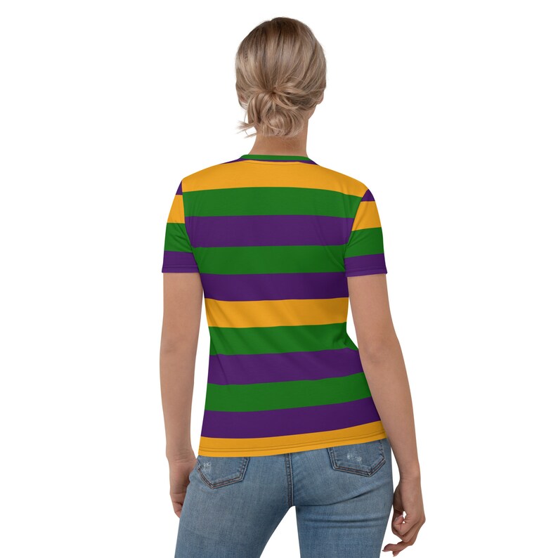 Mardi Gras Patch Short Sleeve T-Shirt - Ash