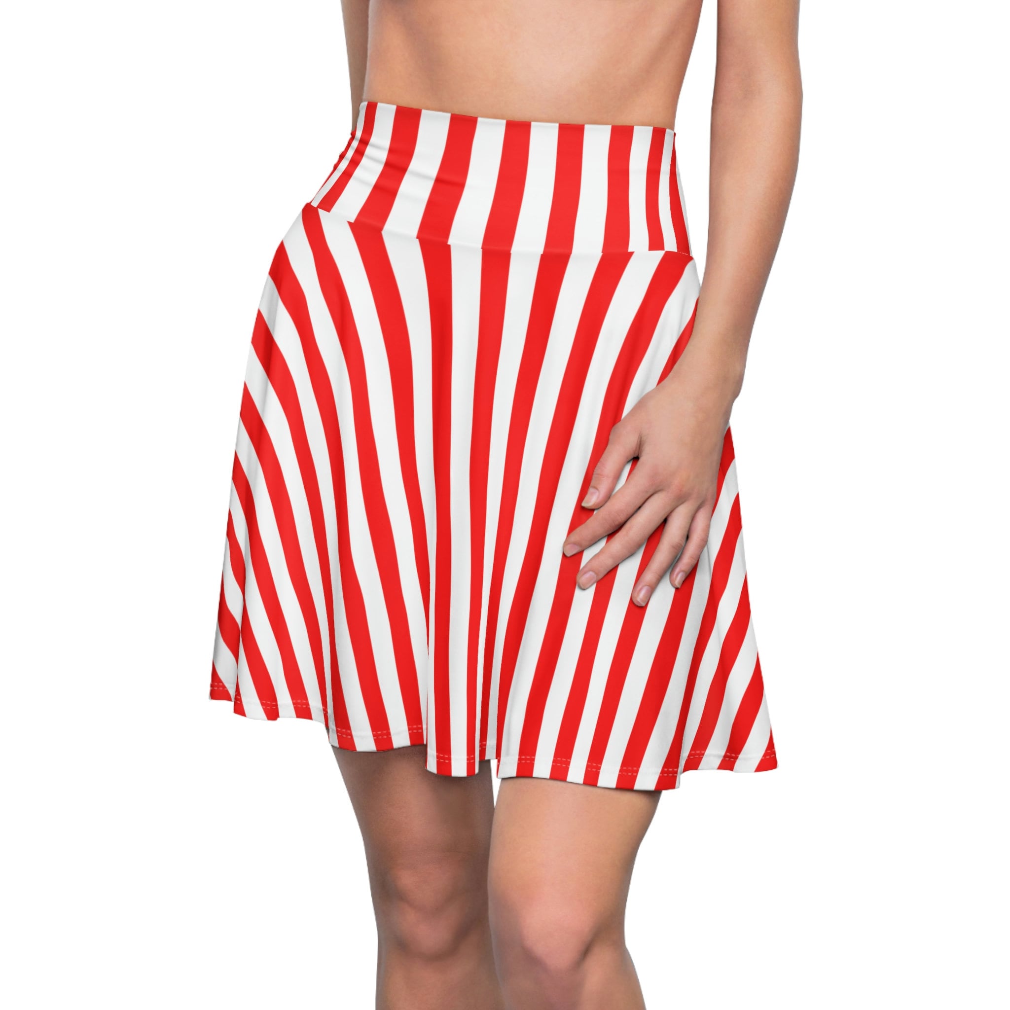 Stripe Accent Monogram Pleated Skirt - Ready to Wear