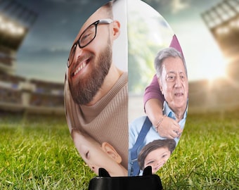 Design personalizzato per pallone da rugby - Regalo personalizzato per tifosi di rugby