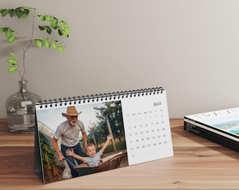 Calendário de mesa inspirador de 2027 | Decoração motivacional para escritório em casa, acessório para mesa de trabalho, presentes para amigos e familiares, planejador anual