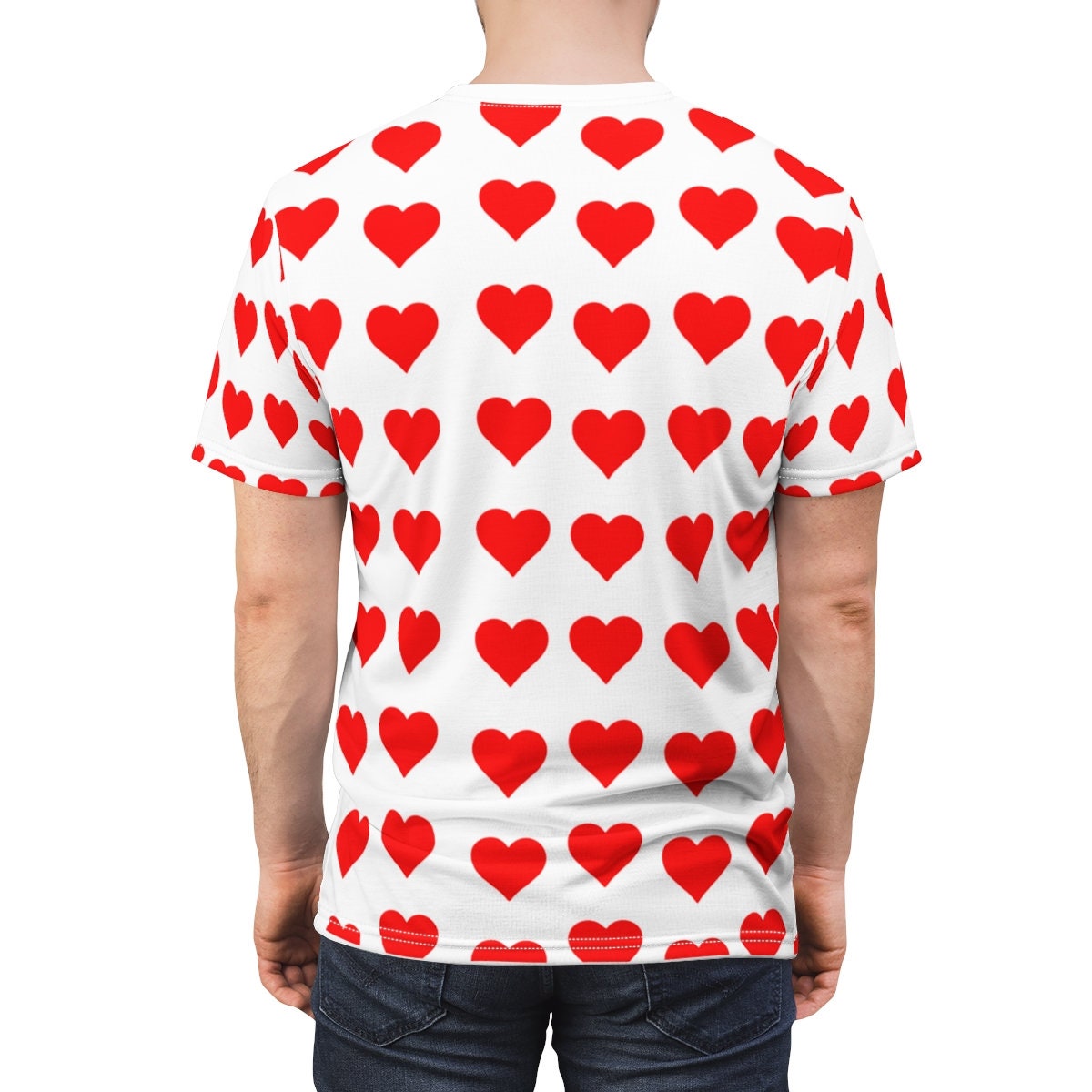 Tシャツ・カットソー (Unisex) Red Heart Print Stud T-Shirt PLAY COMME des GARÇONS: Unisex T-Shirt Printed Red Heart X