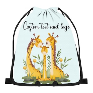 Custom drawstring bags Personalized Custom Name Drawstring Bag – Personalized Sports Cinch Backpack for School,Team Sports and Family Travel