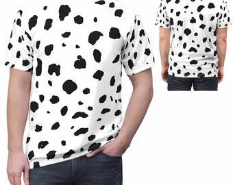 Dalmatian Print Unisex T-Shirt: Halloween Costume Tee