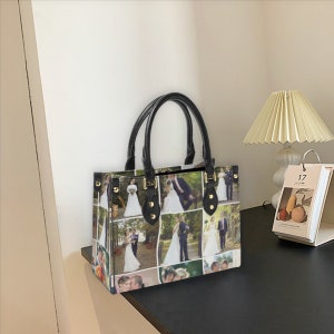 Custom Photo Tote Bag, Women&#39;s Tote Bag ,Mother&#39;s Day Gift ,Personalized tote bags for women, Customized Shoulder Bag, Valentine&#39;s Day gifts