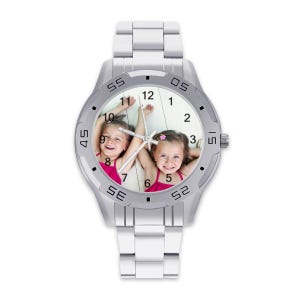 Personalized Stainless Steel Photo Watch for Men & Women | Unisex Business Watch | Custom Picture Gift
