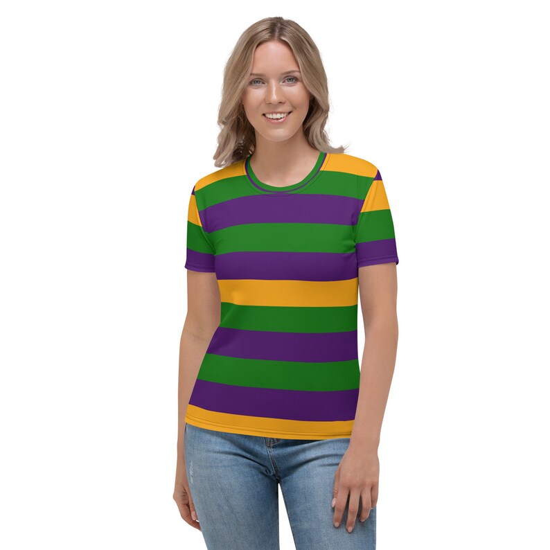 mardi gras rugby shirt long sleeve