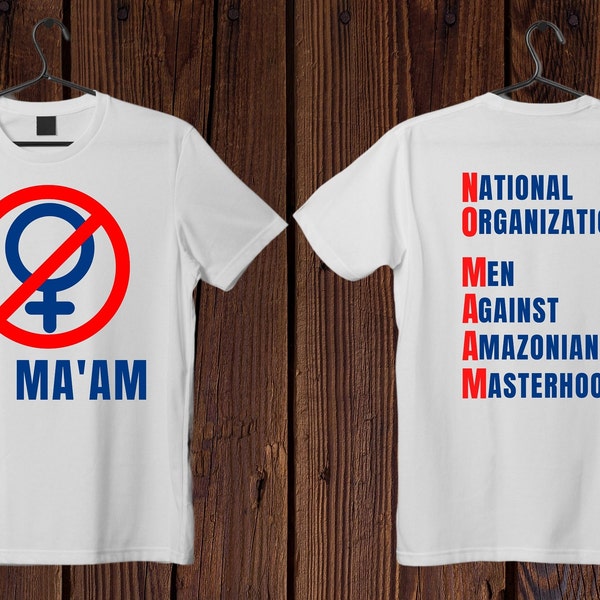 No Maam Shirt FRONT and Back Al Bundy married with Children t-shirt Polk High 90s TV tshirt 90s college tshirts